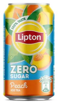 Lipton Ice Tea Peach Zero Sugar Can 320 ML
