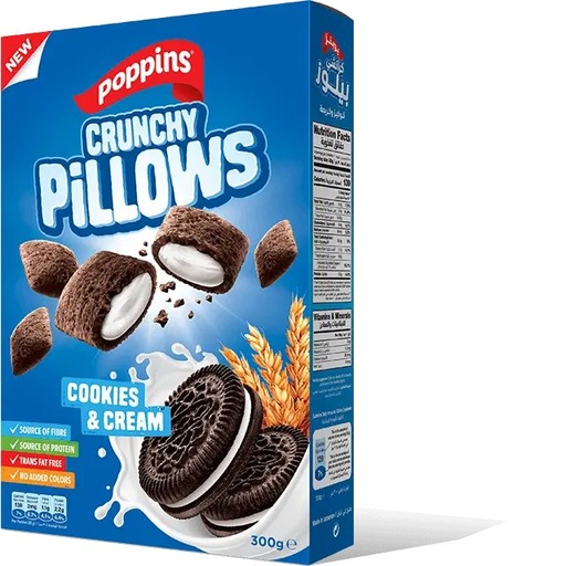 Poppins Crunchy Pillows Cookies 300 G