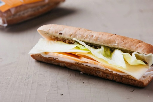 Turkey and Cheese Sandwich White
