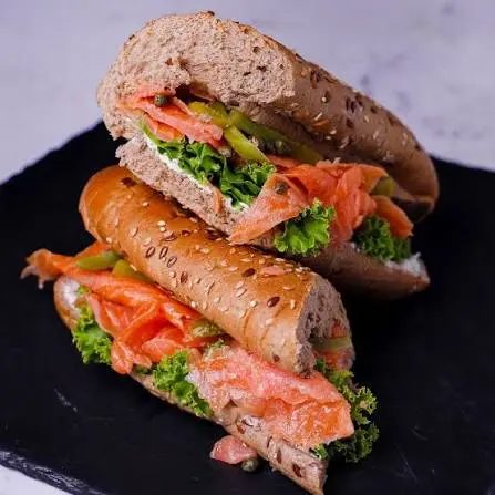 Salmon Sandwich Brown